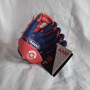 Wilson A200 EZ Catch 10" Glove Royal/Red - Right Hand Throw NEW